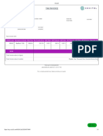 Excitel broadband invoice details