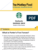 Starbucks Nasdaq: Sbux: Porter's Five Forces