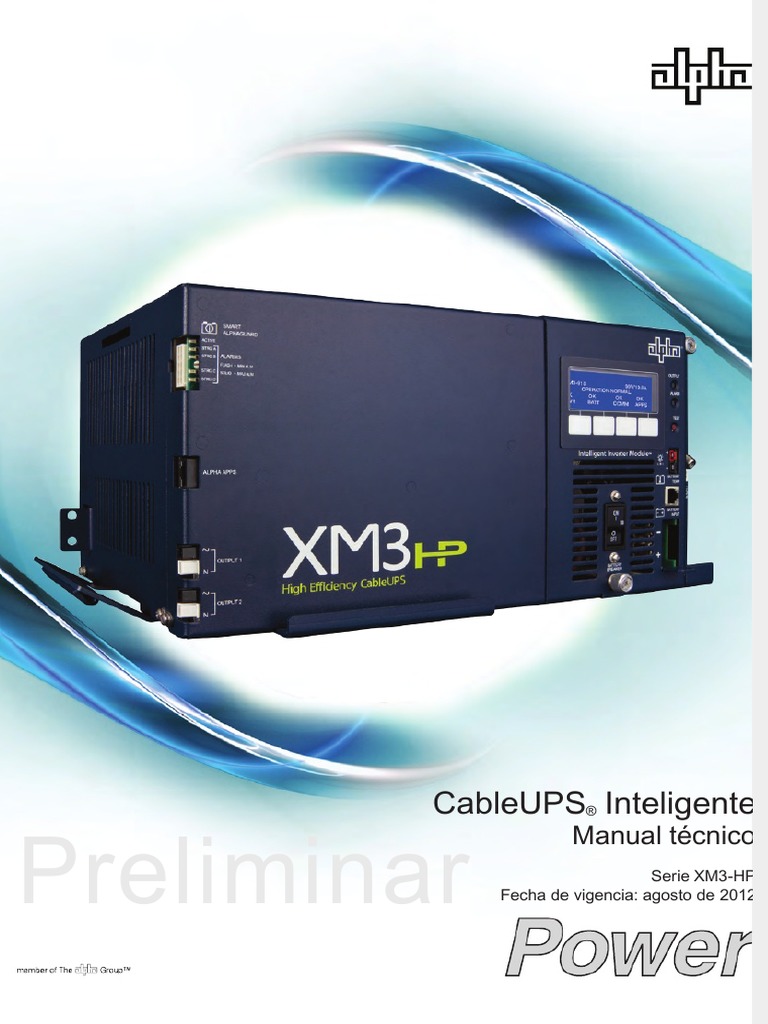 Manual Fuente Alpha xm3 PDF Ingenieria Eléctrica Cantidades fisicas