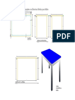 Mesa Apilable de Polipropileno Estructura Metalica