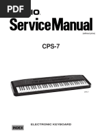 Casio CPS 7 Service Manual