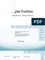Danial Ahmed Unit 3 Lesson 3 - Digital Portfolio Storyboard Example