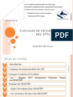 Langages de programmation des APIs