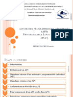 Automates Programmables Industriels (API)