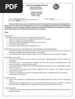 Syllabus Agreement Declaration Form | PDF