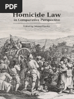 Homicide Law in Comparative Perspective Criminal Law Library