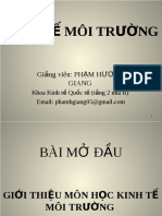 Bài giảng kinh tế môi trường - 862776