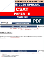 CivilsTap - CSAT - 2021 - Lecture - 5