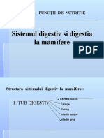 Sistemul Digestiv Si Digestia