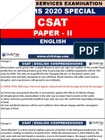 CivilsTap - CSAT - English 9