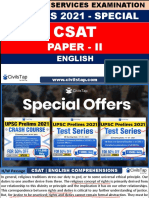 CivilsTap - CSAT - 2021 - Lecture - 28 PYQ