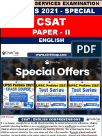 CivilsTap - CSAT - 2021 - Lecture - 30 PYQ