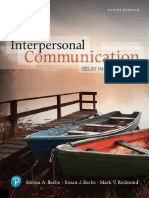 Interpersonal Communication - Relating To Others, Ninth Edition (2020)