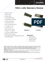 16Km Lora Telemetry Module: Gamma