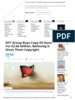 NFT Group Buys Copy of Dune For 2.66 Million, Believing It Gives Them Copyright - IFLScience