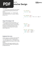 Learn Intermediate CSS - Learn Responsive Design Cheatsheet - Codecademy