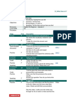 Starter Lesson Plan 15 - What Time Is It?: Revieư Vocabulary: Common Verb Phrases 1