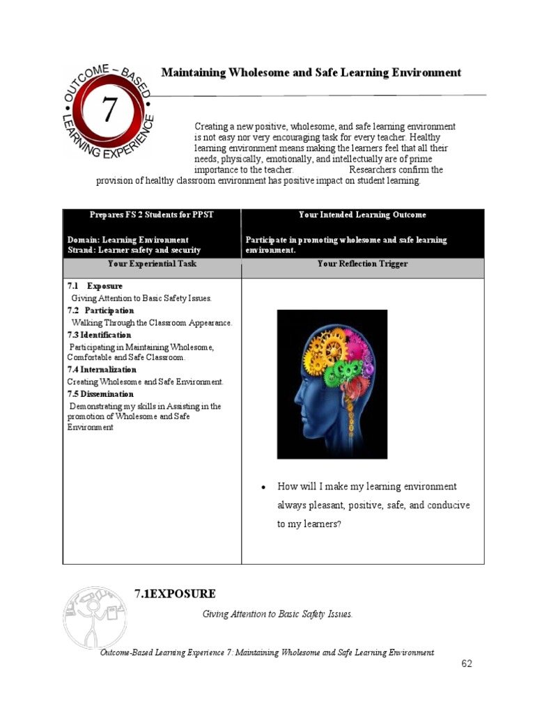 Fs 2 Learning Experience 7 Done Pdf Learning Classroom