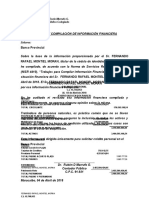 Modelo Informe de CompilaciÃ N de InformaciÃ N Financiera BALANCE FERNANDO