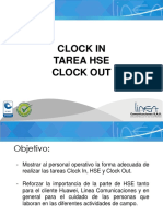 Clock in - Tarea HSE - Clock Out