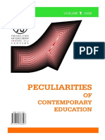 Problems of Education in The 21st Century, Vol. 7, 2008