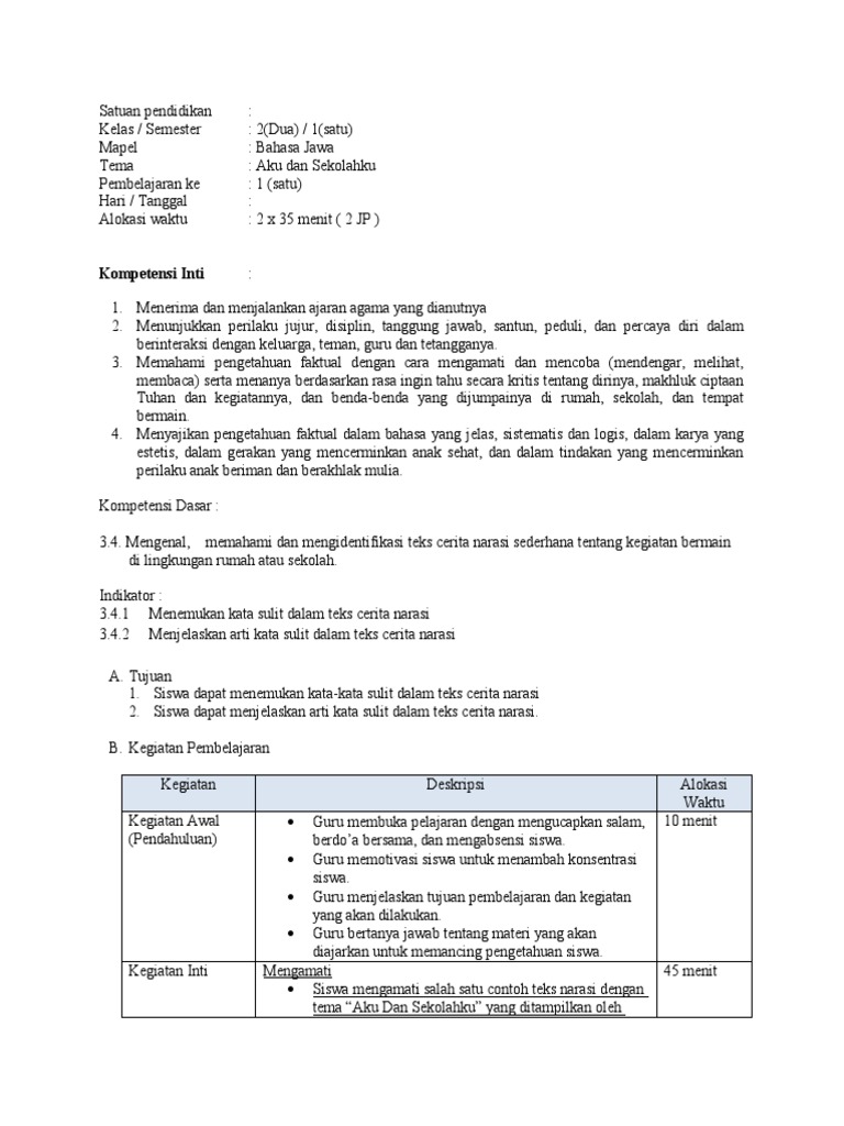 Tema 4 Pembelajaran 1 Pdf