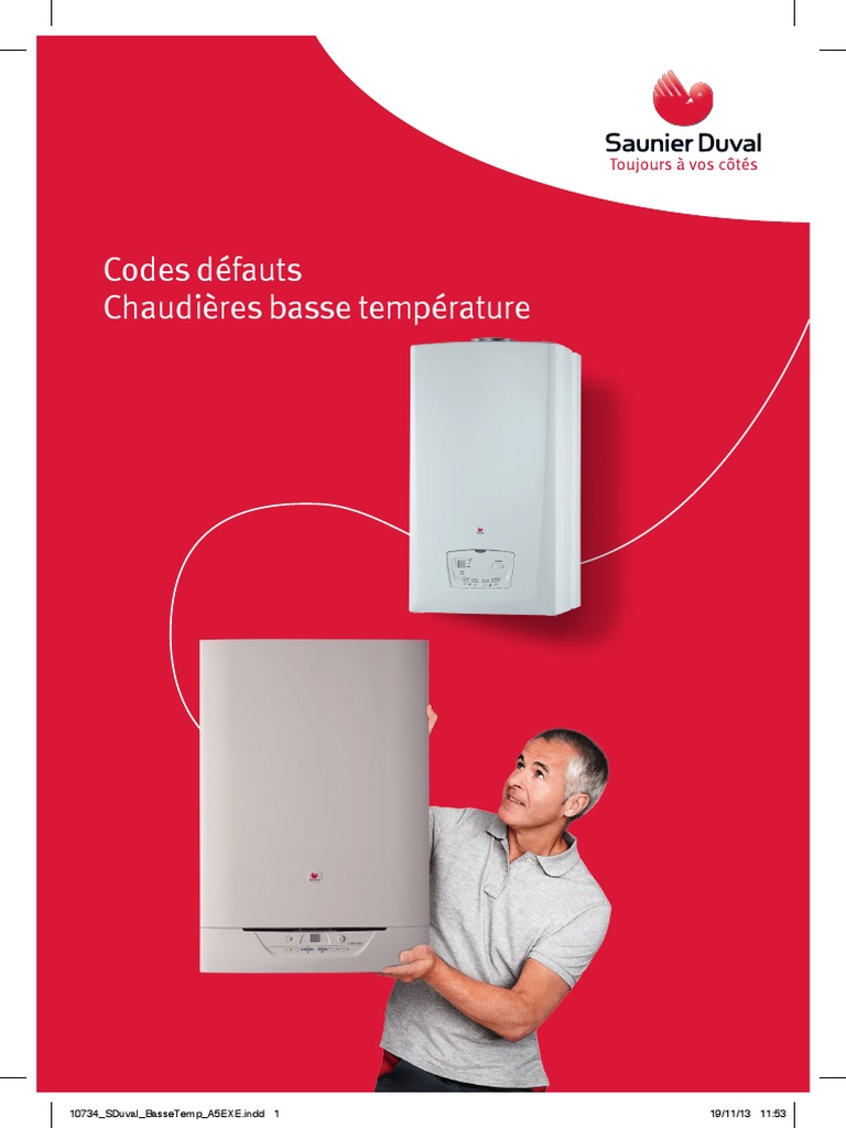 CHAUDIERE Codes Defauts Basse Temprature Saunier Duval PDF Allumage — free download