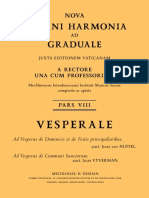 Nova Organi Harmonia Ad Graduale. Volumen VIII