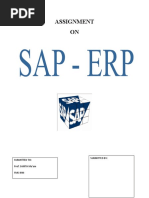 Assignment ON: Submitted By: Submitted To: Prof. SAMTA Ma'am Fms-Irm