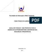 Prado, F. A. - Gaiola de Faraday.. Uma Proposta para o Ensino de Eletromagnetismo Com Ênfase Nas Descargas Atmosféricas