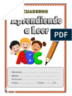 Cuaderno Aprendiendo a Leer