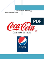 Pepsi & Coca India
