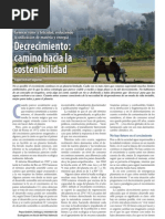 Decrecimiento Como El Camino Hacia La Sostenibilidad
