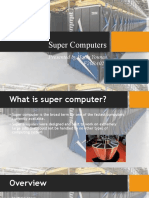 Super Computers: Presented by Hafsa Younas F20BA020