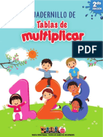 Cuadernillo de Las Tablas de Multiplicar - DIGITAL