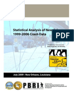 Statistical Analysis of New Orleans 1999-2006 Crash Data