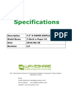 7.5inch E-Paper V2 Specification