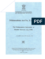 MUHS Act 1998 English Version