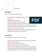 Case Study 1: Aversive Classical Conditioning in Amnesia Patients