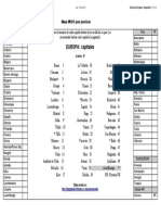 Capitales de Europa Examen