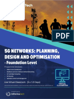 5G Networks: Planning, Design and Optimisation: - Foundation Level