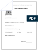 Practica 4 Entalpia de Formacion Del MgO PDF