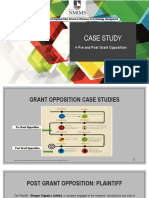 Pre and Post Grant Opposition