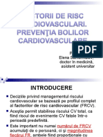 FACT. RISC CV. Preventia Maladiilor CV