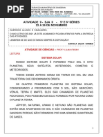 EJA II  - 5ª E 6ª SÉRIES 22 a 26-11