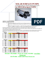 Aquatec Solar Surface Pumps: 50, 100 or 150 FT Lift at Up To 5 GPM