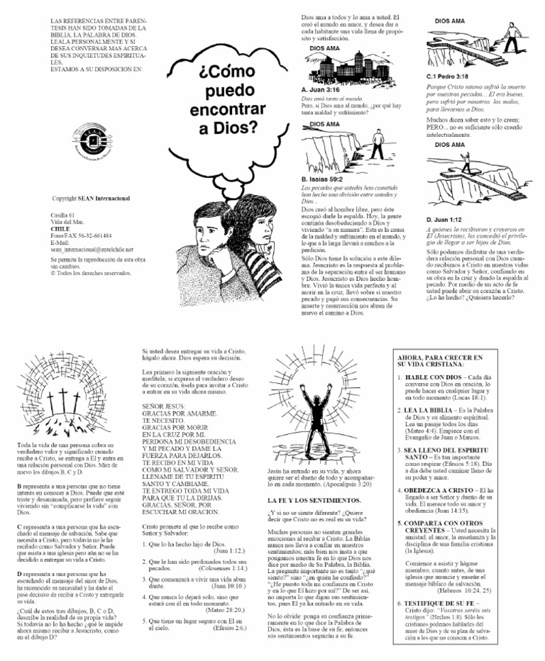 Folleto Cómo Puedo Encontrar A Dios PDF