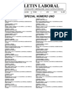 Boletin Laboral: Junta Especial Número Uno