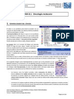 Tema 8.1. Oncología Molecular