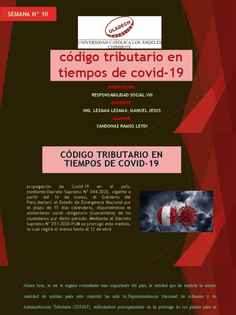 Código Tributario PDF Impuesto sobre la renta Impuestos